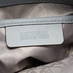 Pre Owned MICHAEL Michael Kors Light Blue Quilted Leather Susannah Tote