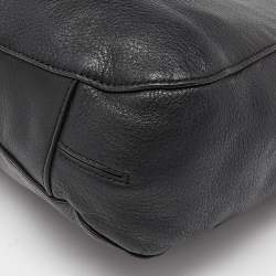 Pre Owned MICHAEL Michael Kors Black Leather Chain Hobo