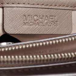 Pre Owned MICHAEL Michael Kors Grey Leather Savannah Tote