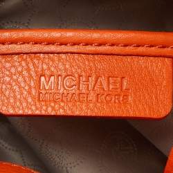 مملوكة مسبقًا  MICHAEL Michael Kors Orange Leather Jet Set Chain Shoulder Bag