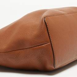 Pre Owned حقيبة يد مايكل مايكل كورس بدفورد جلد بنية