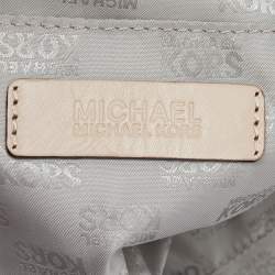 Pre Owned MICHAEL Michael Kors Red Leather Jet Set Tote