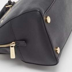 Pre Owned MICHAEL Michael Kors Black Leather Satchel
