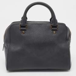 Pre Owned MICHAEL Michael Kors Black Leather Satchel