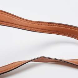 Pre Owned MICHAEL Michael Kors Brown Leather Large Lilly Tote