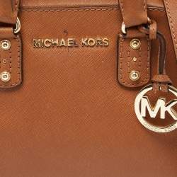 مملوكة مسبقًا MICHAEL Michael Kors Brown Leather Satchel