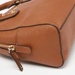 مملوكة مسبقًا MICHAEL Michael Kors Brown Leather Satchel