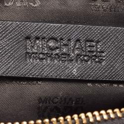 Pre Owned MICHAEL Michael Kors Black Saffiano Lux Leather Ciara Satchel