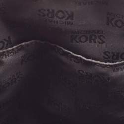 Pre Owned MICHAEL Michael Kors Black Saffiano Lux Leather Ciara Satchel