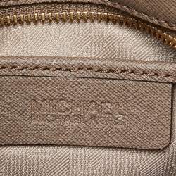 Pre Owned MICHAEL Michael Kors Beige Leather Tote