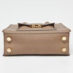 Pre Owned MICHAEL Michael Kors Beige Leather Tote