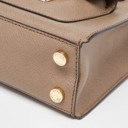 Pre Owned MICHAEL Michael Kors Beige Leather Tote