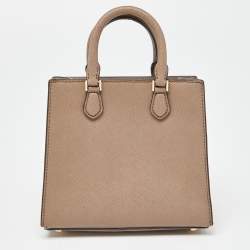 Pre Owned MICHAEL Michael Kors Beige Leather Tote