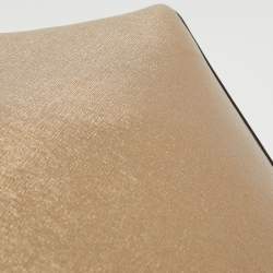 Pre Owned MICHAEL Michael Kors Gold Leather Cindy Dome Satchel