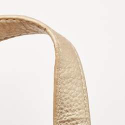 مملوكة مسبقًا Michael Michael Kors Gold Leather Shopper Tote