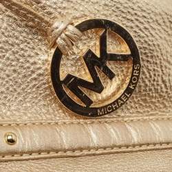 مملوكة مسبقًا Michael Michael Kors Gold Leather Shopper Tote