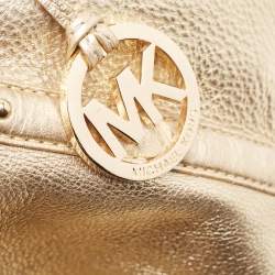 مملوكة مسبقًا Michael Michael Kors Gold Leather Shopper Tote