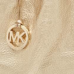 مملوكة مسبقًا Michael Michael Kors Gold Leather Shopper Tote