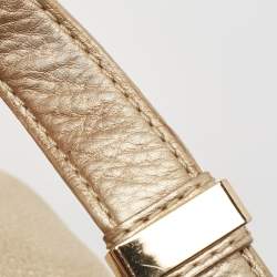 مملوكة مسبقًا Michael Michael Kors Gold Leather Shopper Tote