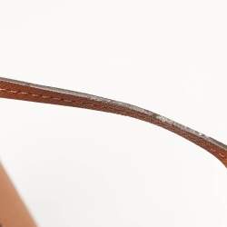 مملوكة مسبقًا MICHAEL Michael Kors Brown Saffiano Leather Small Jet Set Travel Tote