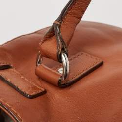 Pre Owned MICHAEL Michael Kors Brown Leather Hamilton North South Tote