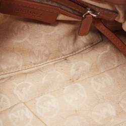 Pre Owned MICHAEL Michael Kors Brown Leather Hamilton North South Tote