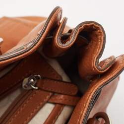 Pre Owned MICHAEL Michael Kors Brown Leather Hamilton North South Tote