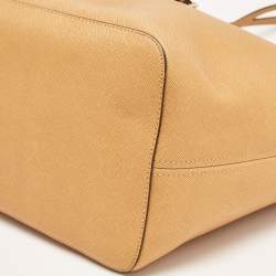 MICHAEL Michael Kors Tan Leather Medium Jet Set Travel Tote