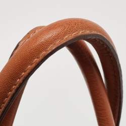 Pre Owned MICHAEL Michael Kors Tan Leather Hamilton Satchel