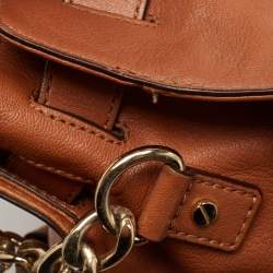 Pre Owned MICHAEL Michael Kors Tan Leather Hamilton Satchel