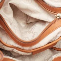 Pre Owned MICHAEL Michael Kors Tan Leather Hamilton Satchel