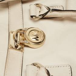 MICHAEL Michael Kors Light Beige Leather Large Hamilton North South Tote