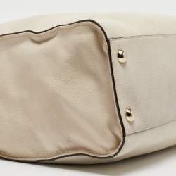 MICHAEL Michael Kors Light Beige Leather Large Hamilton North South Tote