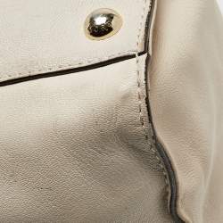 MICHAEL Michael Kors Light Beige Leather Large Hamilton North South Tote