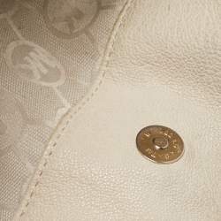 MICHAEL Michael Kors Light Beige Leather Large Hamilton North South Tote