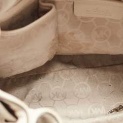 MICHAEL Michael Kors Light Beige Leather Large Hamilton North South Tote