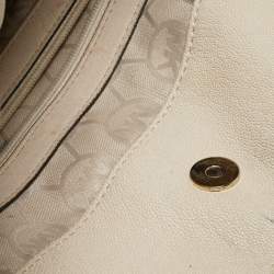 MICHAEL Michael Kors Light Beige Leather Large Hamilton North South Tote
