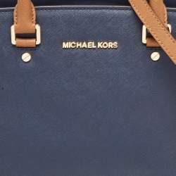 MICHAEL Michael Kors Tri Color Leather Medium Selma Satchel