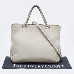 MICHAEL Michael Kors Grey Leather Anabelle Tote
