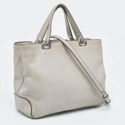 MICHAEL Michael Kors Grey Leather Anabelle Tote
