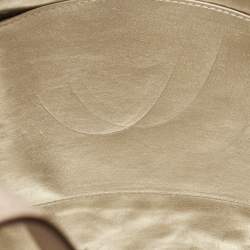 مملوكة مسبقًا MICHAEL Michael Kors Off White/Brown Soft Leather Jet Set Tote