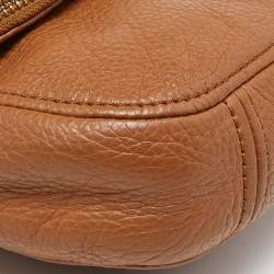 Pre Owned MICHAEL Michael Kors Brown  Leather Bedford Crossbody Bag