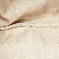 Pre Owned MICHAEL Michael Kors Gold Leather Berkley Clutch