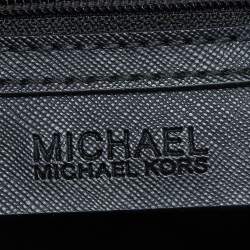 Pre Owned MICHAEL Michael Kors Black Leather Jet Set Crossbody Bag