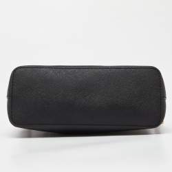 Pre Owned MICHAEL Michael Kors Black Leather Jet Set Crossbody Bag