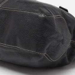Pre Owned MICHAEL Michael Kors Black Leather Brookville Tote