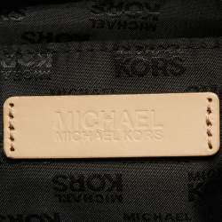 Pre Owned MICHAEL Michael Kors Black Signature Patent Leather Satchel