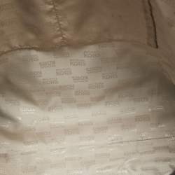 Pre Owned MICHAEL Michael Kors Navy Blue Leather Jet Set Tote