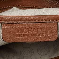 Pre Owned MICHAEL Michael Kors Brown Leather Chain Tote 