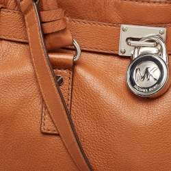 MICHAEL Michael Kors Brown Leather Large North South Hamilton Tote